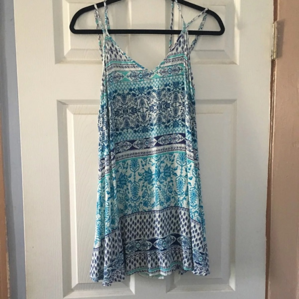 Blue dress
